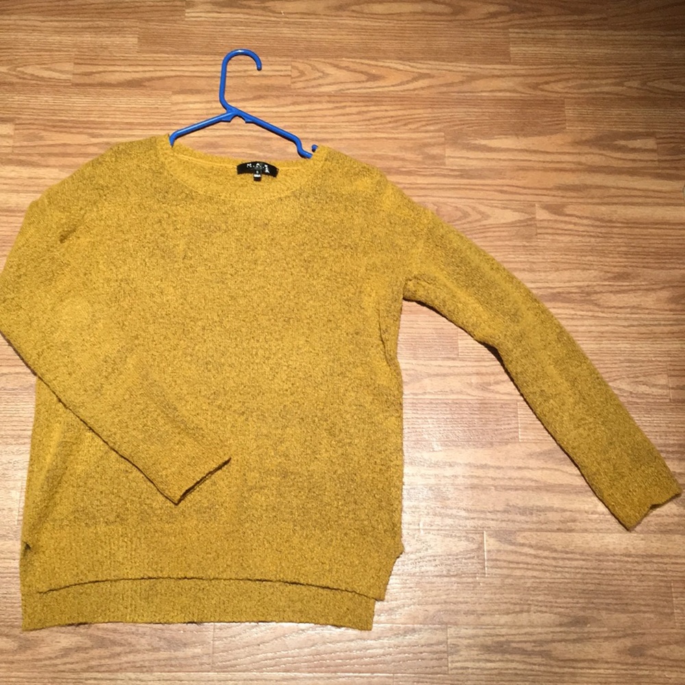 Yellow Knit Sweater